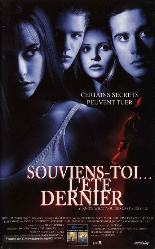 I Know What You Did Last Summer - French VHS movie cover