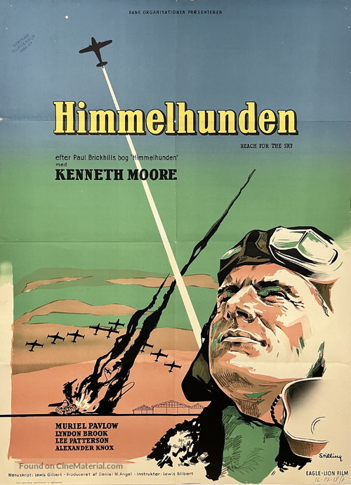 Reach for the Sky - Danish Movie Poster