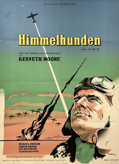 Reach for the Sky - Danish Movie Poster