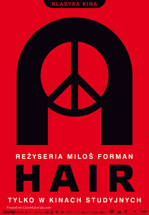 Hair - Polish Movie Poster