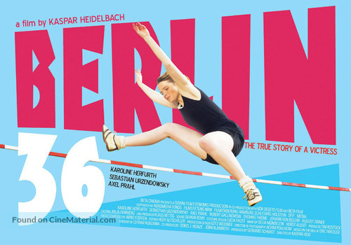 Berlin 36 - British Movie Poster