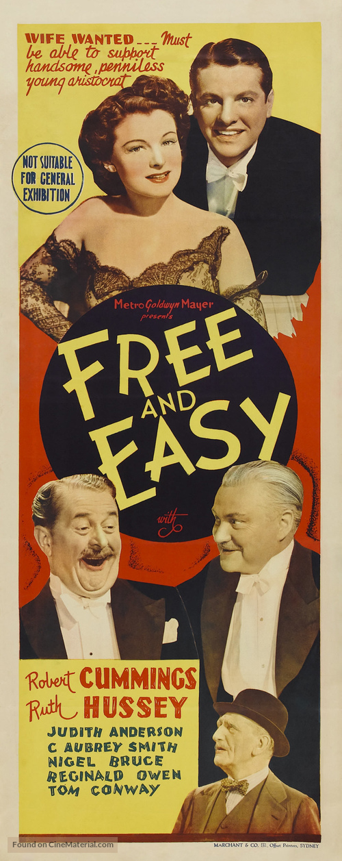 Free and Easy - Australian Movie Poster