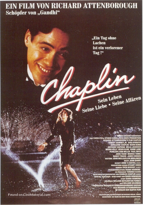 Chaplin - German Movie Poster