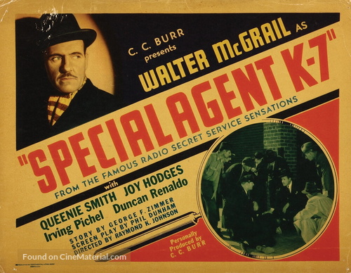 Special Agent K-7 - Movie Poster