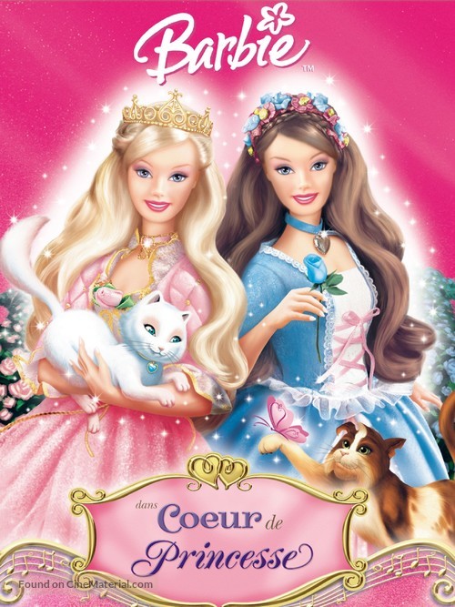 Barbie as the Princess and the Pauper - French Movie Poster