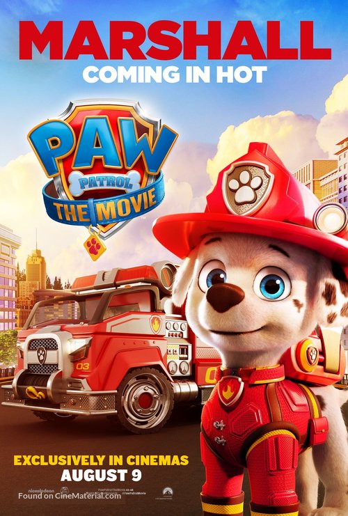 Paw Patrol: The Movie - British Movie Poster