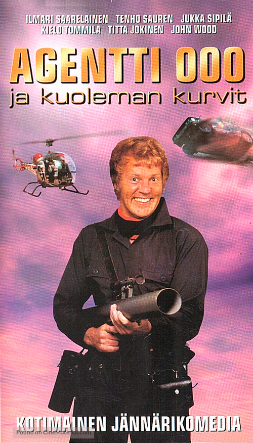 Agentti 000 ja kuoleman kurvit - Finnish Movie Cover