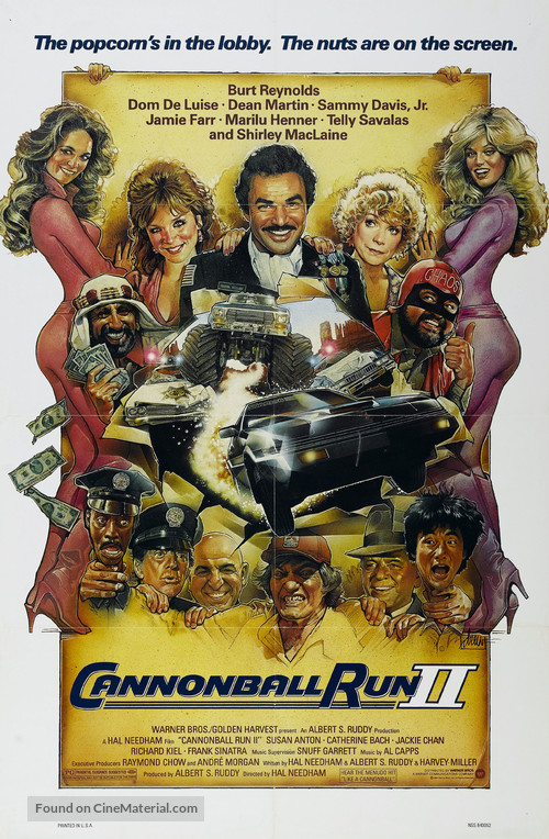 Cannonball Run 2 - Movie Poster
