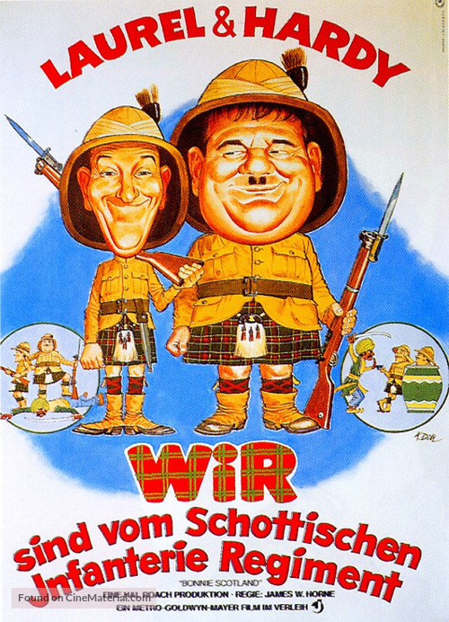 Bonnie Scotland - German Movie Poster