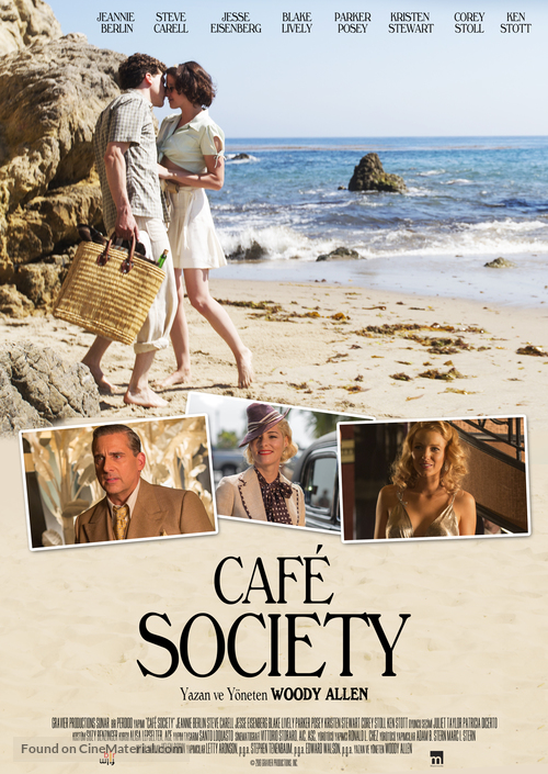 Caf&eacute; Society - Turkish Movie Poster