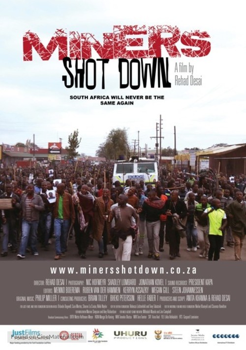 Miners Shot Down - South African Movie Poster