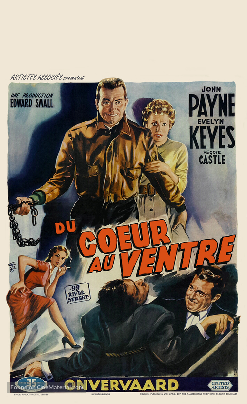 99 River Street - Belgian Movie Poster