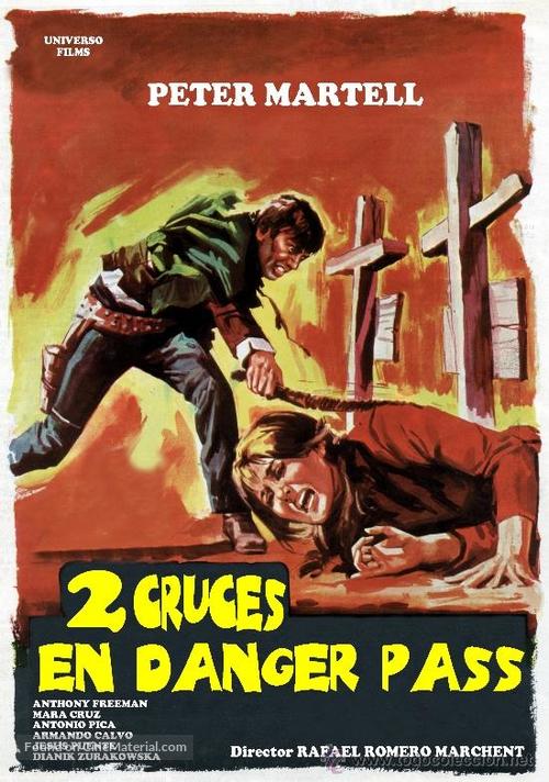 Due croci a Danger Pass - Spanish Movie Poster