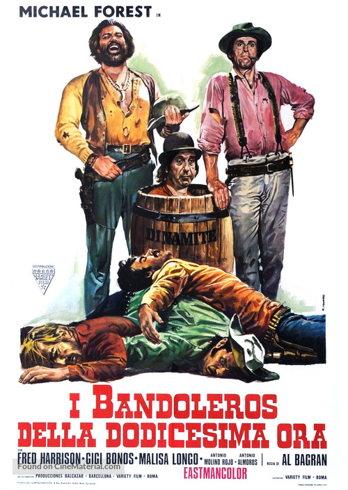 I bandoleros della dodicesima ora - Italian Movie Poster