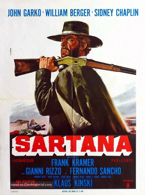 Se incontri Sartana prega per la tua morte - French Movie Poster