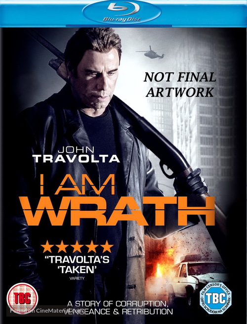 I Am Wrath - British Blu-Ray movie cover