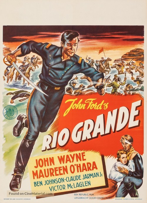 Rio Grande - Dutch Movie Poster