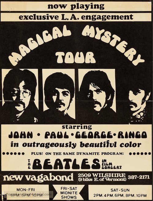 Magical Mystery Tour - Movie Poster