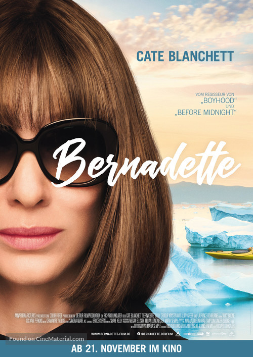 Where&#039;d You Go, Bernadette - German Movie Poster