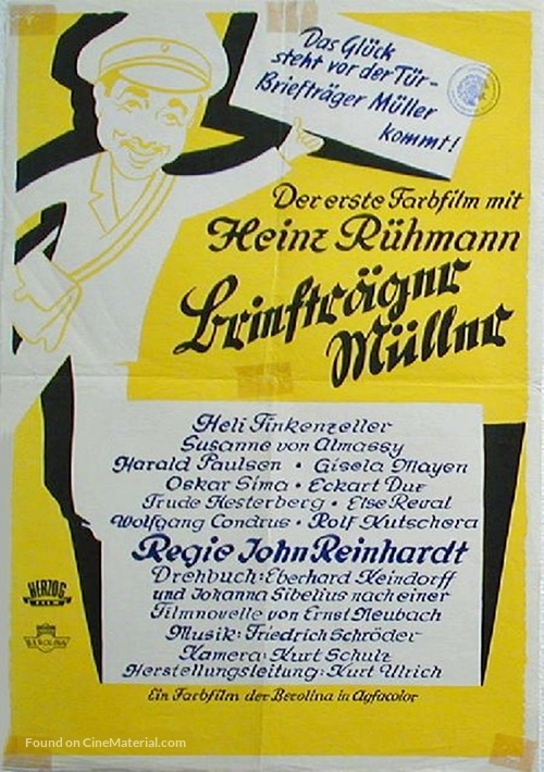 Brieftr&auml;ger M&uuml;ller - German Re-release movie poster