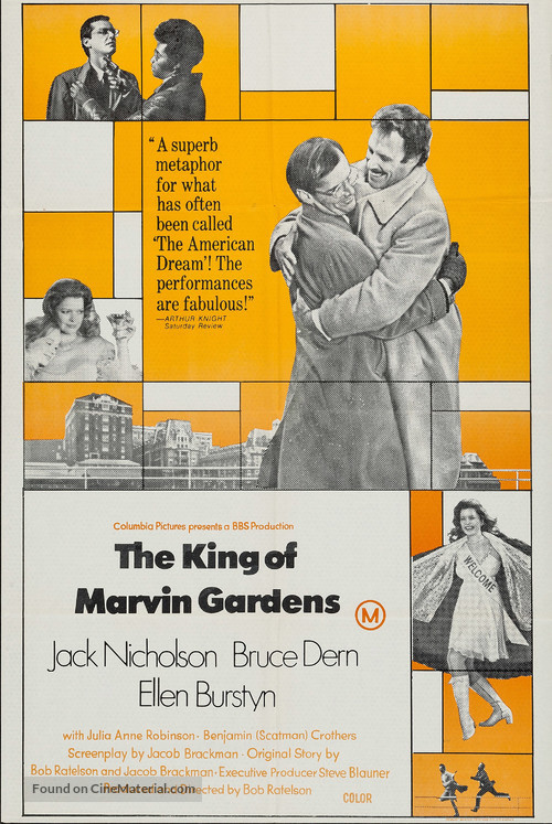 The King of Marvin Gardens - Australian Movie Poster
