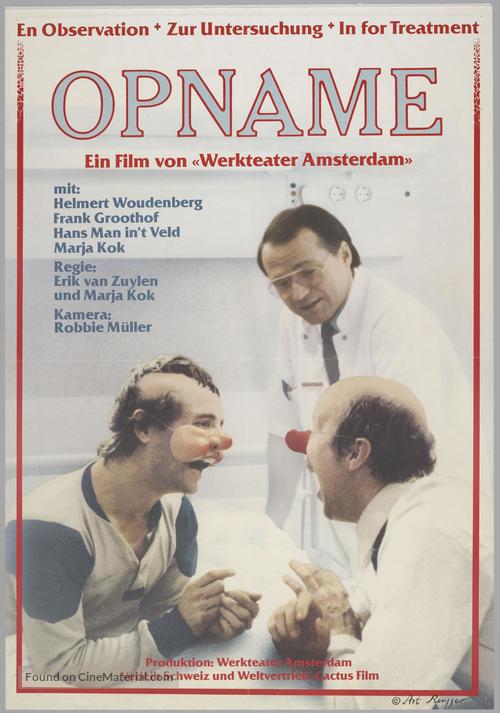 Opname - German Movie Poster