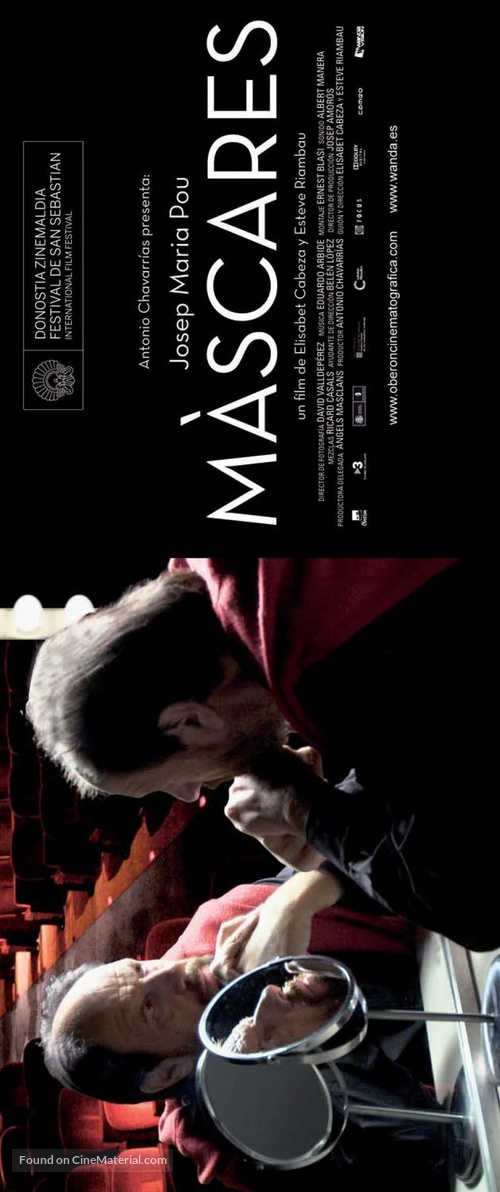 M&agrave;scares - Spanish Movie Poster