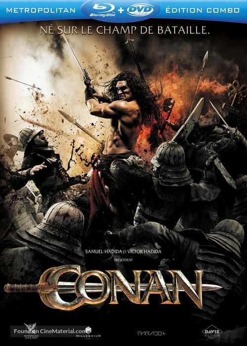 Conan the Barbarian - French Blu-Ray movie cover