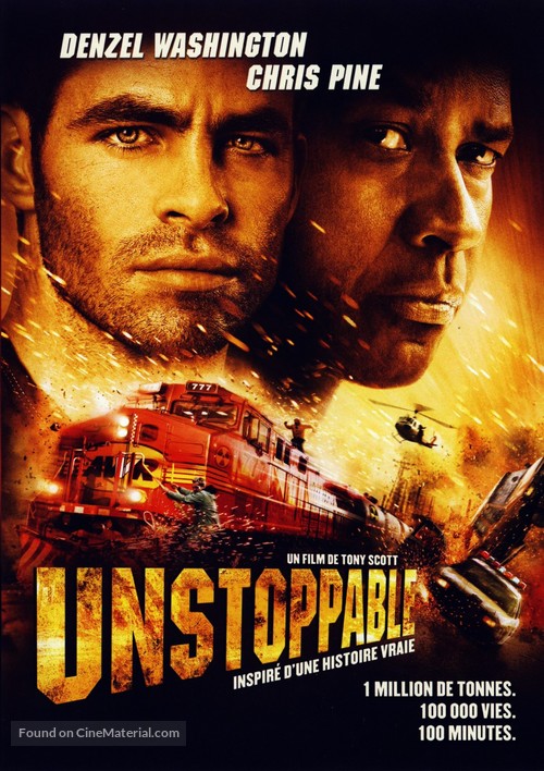 Unstoppable - French DVD movie cover