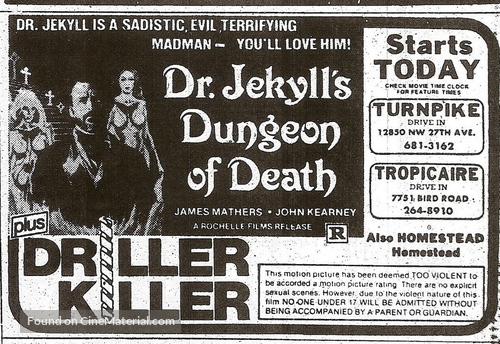 Dr. Jekyll&#039;s Dungeon of Death - poster