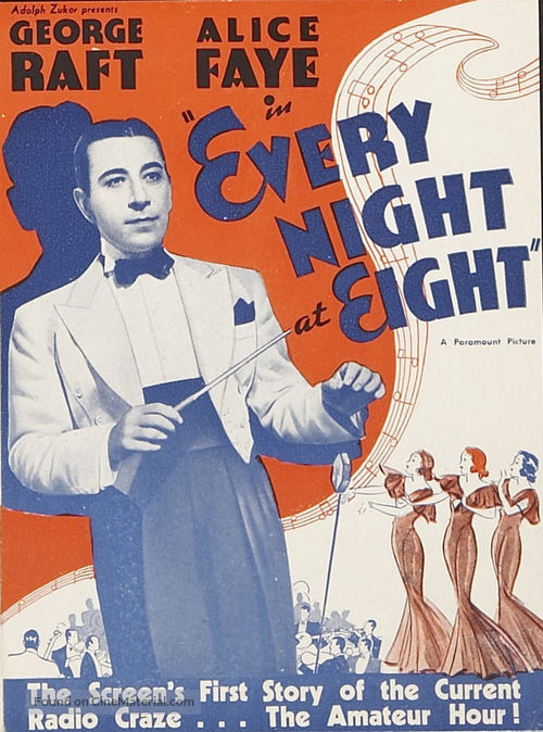 Every Night at Eight - poster