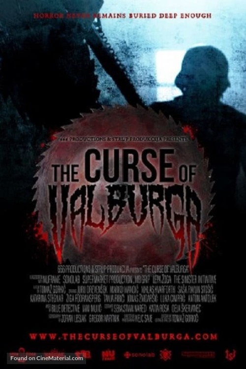 The curse of Valburga - Slovenian Movie Poster