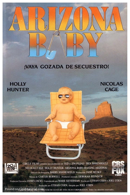 Raising Arizona - Spanish Movie Poster