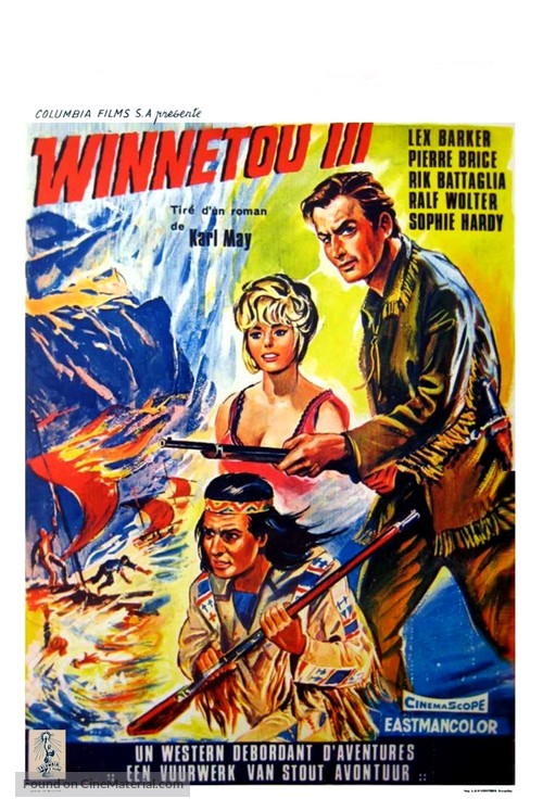 Winnetou - 3. Teil - Belgian Movie Poster