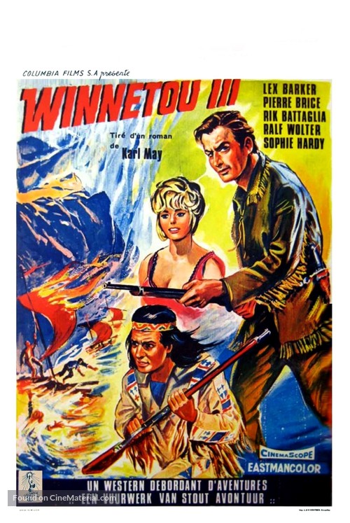 Winnetou - 3. Teil - Belgian Movie Poster