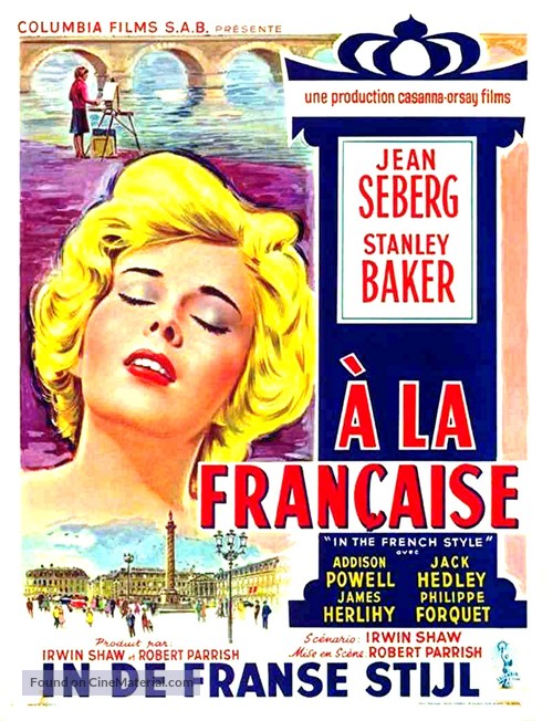 In the French Style - Belgian Movie Poster