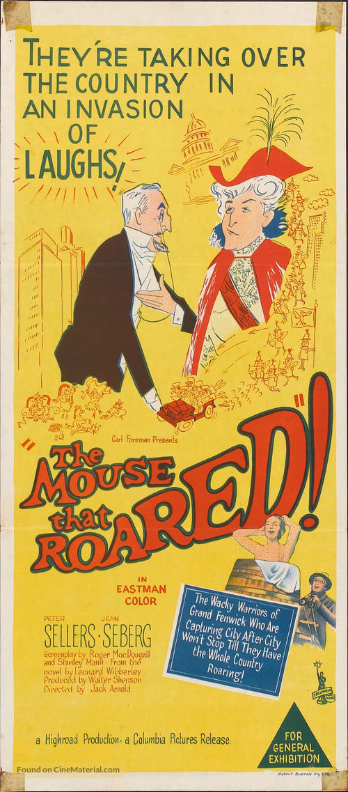 The Mouse That Roared - Australian Theatrical movie poster