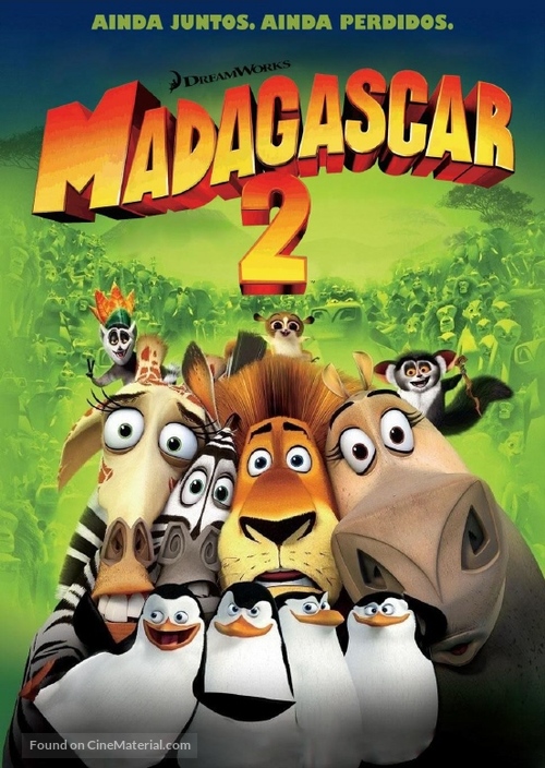 Madagascar: Escape 2 Africa - Brazilian DVD movie cover