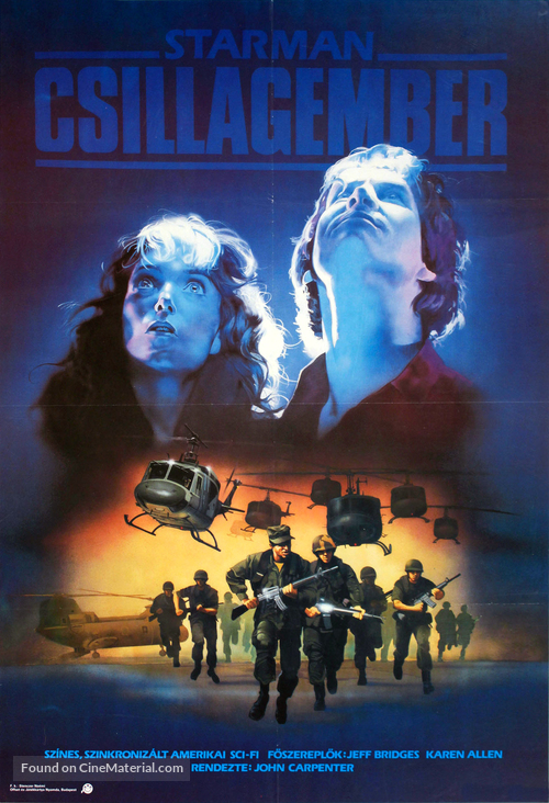 Starman - Hungarian Movie Poster