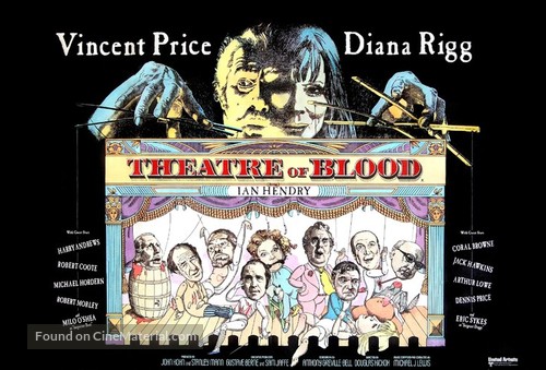 Theater of Blood - British Movie Poster