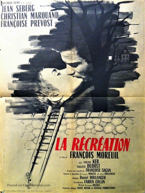 La r&eacute;cr&eacute;ation - French Movie Poster