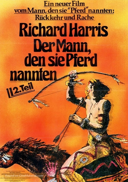 The Return of a Man Called Horse - German Movie Poster