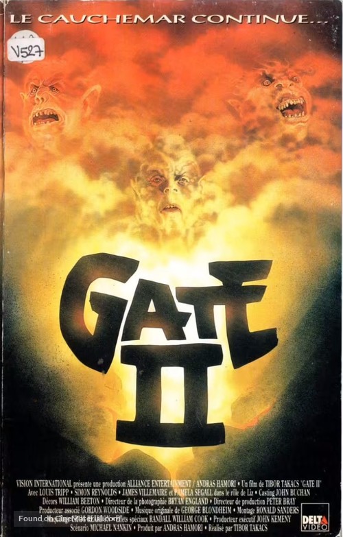 The Gate II: Trespassers - French Movie Cover