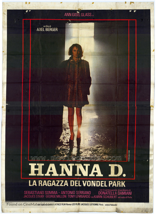 Hanna D. - La ragazza del Vondel Park - Italian Movie Poster
