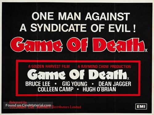 Game Of Death - British Movie Poster