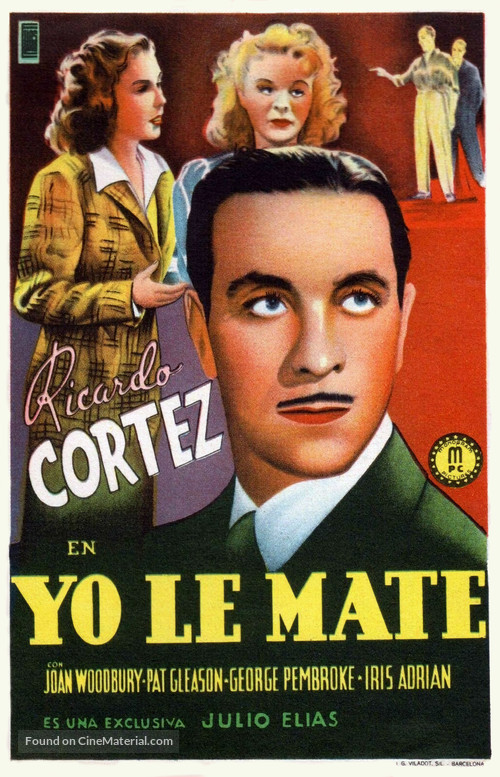 I Killed That Man - Spanish Movie Poster