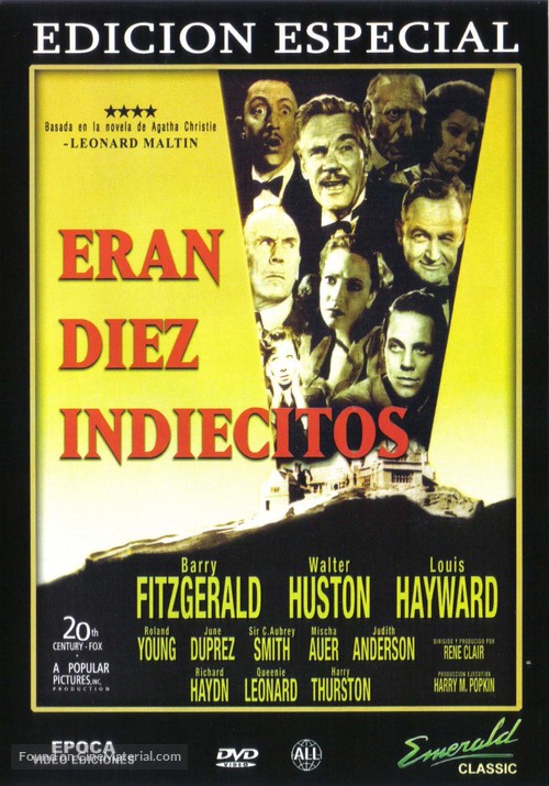 And Then There Were None - Argentinian Movie Cover