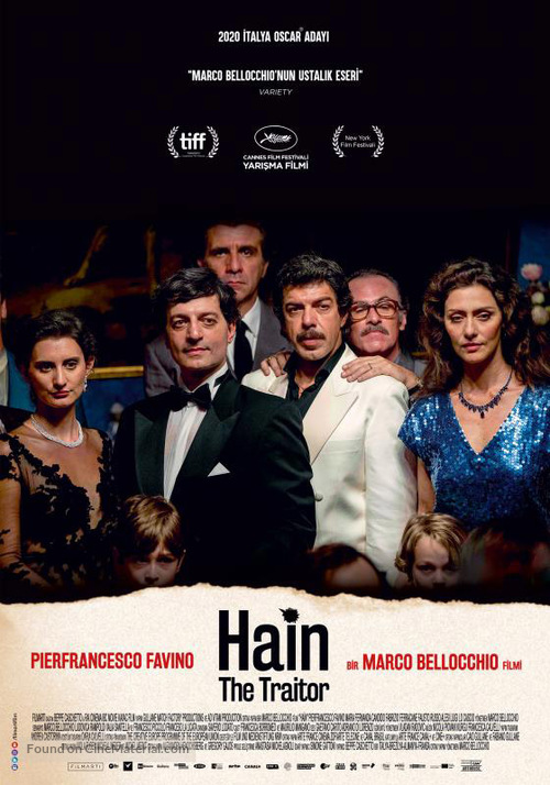 Il traditore - Turkish Movie Poster