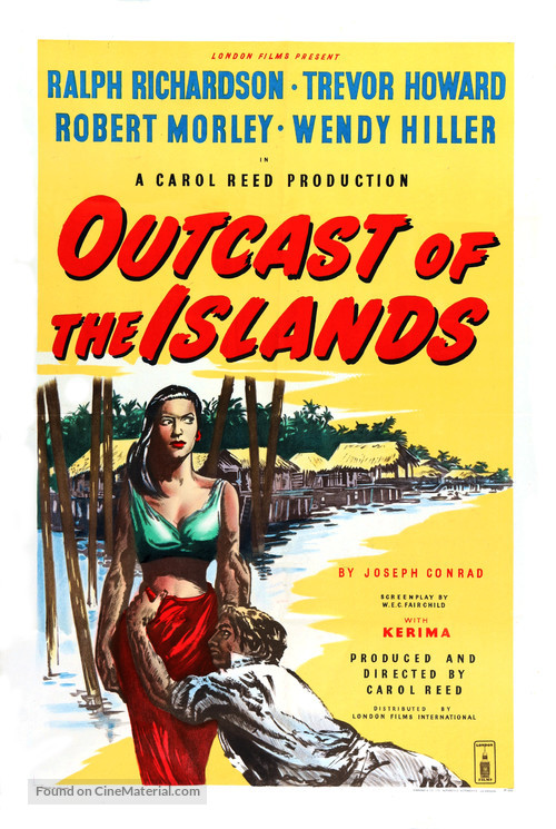 Outcast of the Islands - British Movie Poster