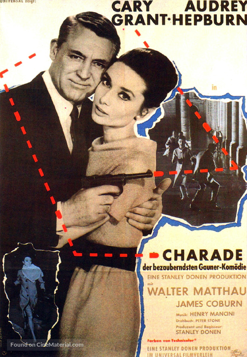 Charade - German Movie Poster